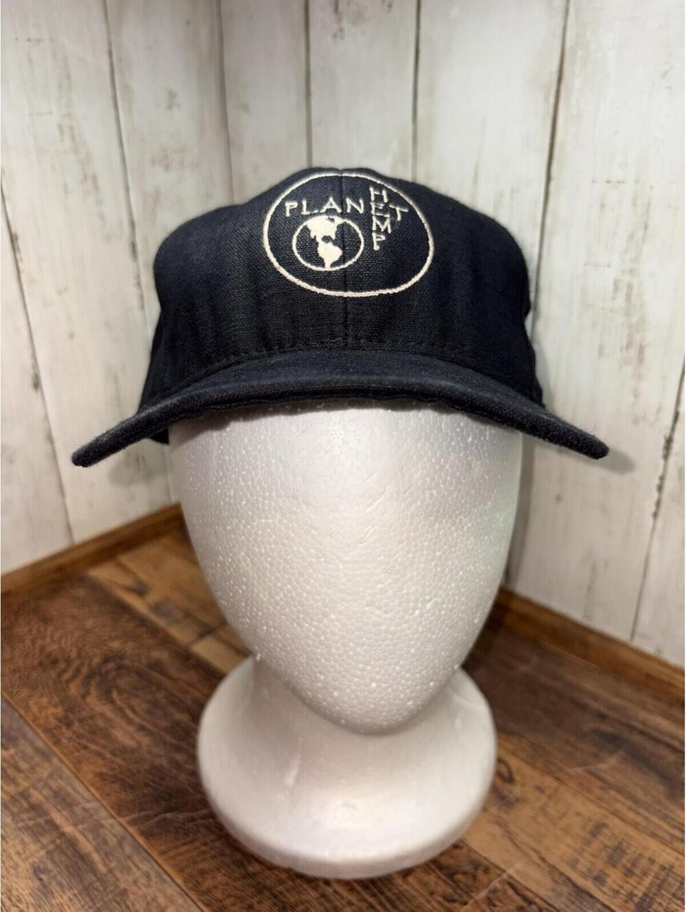 Vintage Headcase Planet Hemp NYC Strapback Hat USA Union Made Baseball Cap